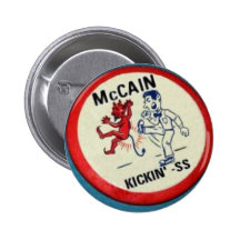 McCain Kickin - botón de los ss Pins