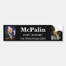 McCain Palin 2008 Etiqueta De Parachoque
