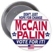 McCain Palin 2008 Pin