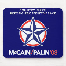 McCain-Palin Mousepad Alfombrillas De Raton