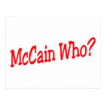 McCain que Tarjeta Postal