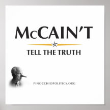 McCain't dice el poster de la verdad