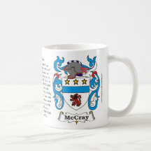 McCray, el origen, el significado y el escudo en a Taza De Café