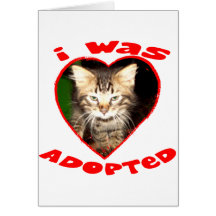 Me adoptaron felicitaciones