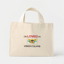 Me aman en las ISLAS VÍRGENES Bolsa Lienzo