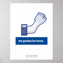me gustan los toros PÓSTER Impresiones