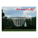 Me he trasladado al Washington DC Felicitaciones