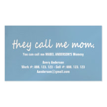 ME LLAMAN TARJETA DE LA MAMÁ TARJETAS DE NEGOCIOS