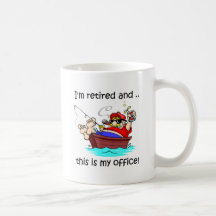 ¡Me retiran y ésta es mi oficina! Tazas De Café