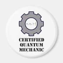 mecánico de quántum, principio de incertidumbre iman para frigorífico