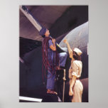 Mecánicos de la aviación de las mujeres de WWII Impresiones