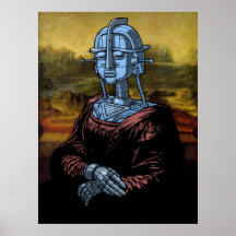 Mecha Lisa Posters