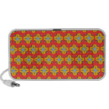 Medaliions floral amarillo PC altavoces