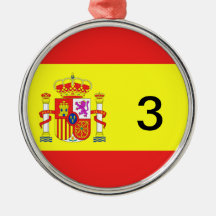 medalla de españa adornos de navidad