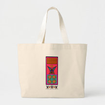 Medallón de la mariposa con el bolso de la etiquet bolsa
