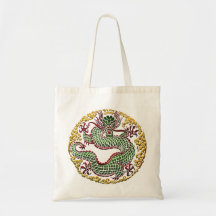 Medallón del dragón bolsa de mano