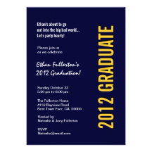 Medianoche 2012 de la fiesta de graduación y plant invitacion personal 