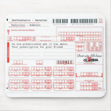 Medica del ricetta de Mousepad - prescripción ital