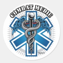 Médico del combate pegatinas  