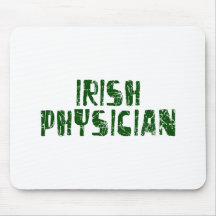 Médico irlandés alfombrilla de ratón