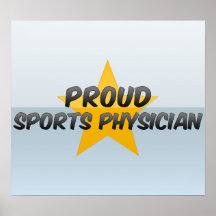 Médico orgulloso de los deportes poster
