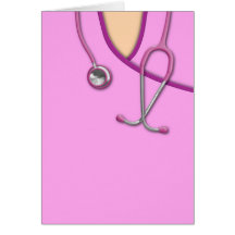 Médico rosado friega felicitación