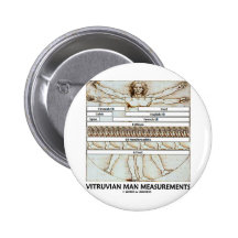 Medidas del hombre de Vitruvian Pin