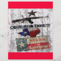 Medina para el gobernador tarjetas informativas