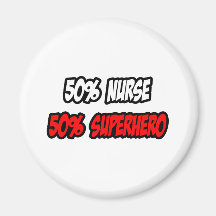 Medio super héroe de la enfermera… a medias iman