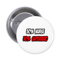 Medio super héroe de la enfermera… a medias pin