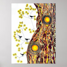 Mediodía, los pájaros posters