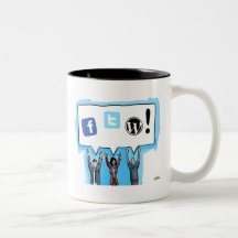 ¡Medios sociales FTW! Tazas
