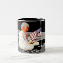 Meditación de la luna de Buda Taza De Café