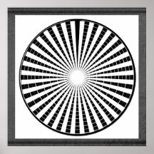 Meditación en negro - Chakra vivo asusta el mal de Poster