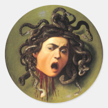 Medusa, Caravaggio Pegatina