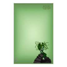 Medusa en las rocas papeleria