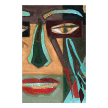 Medusa. retrato de un shaman  papeleria de diseño