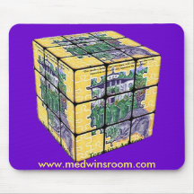 Medwin cubicó Mousepad Tapete De Raton