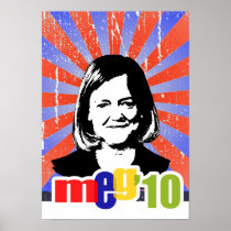 Meg Whitman para el gobernador 2010 posters