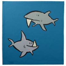 megalodon servilletas imprimidas