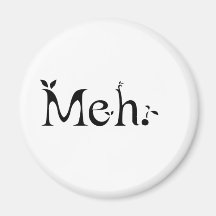 Meh frondoso imanes de nevera