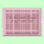 Mejor amigo de la hermana tarjetas