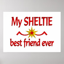 Mejor amigo de Sheltie Impresiones
