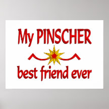 Mejor amigo del Pinscher Posters