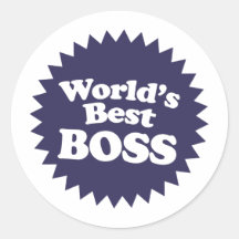 Mejor Boss del mundo Etiqueta
