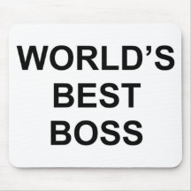 Mejor Boss del mundo Tapete De Raton