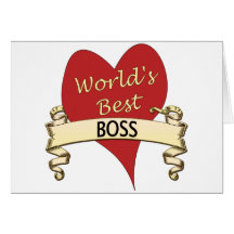 Mejor Boss del mundo Tarjeta