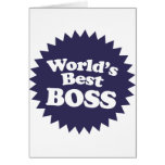 Mejor Boss del mundo Tarjeta