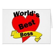 Mejor Boss del mundo Tarjetas