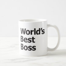 Mejor Boss del mundo Tazas De Café